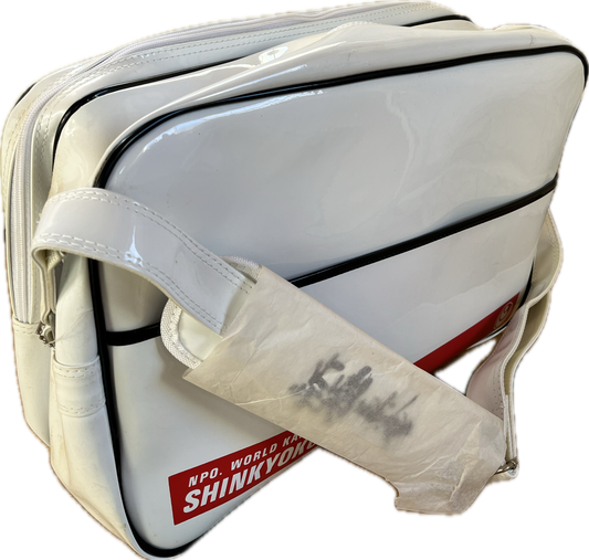 Karate Shinkyokushinkai NPO WKO White PVC Shoulder Bag