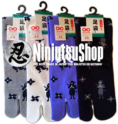 Premium Ninja Tabi Socks – Set of 5 Colors – “Made in Japan”